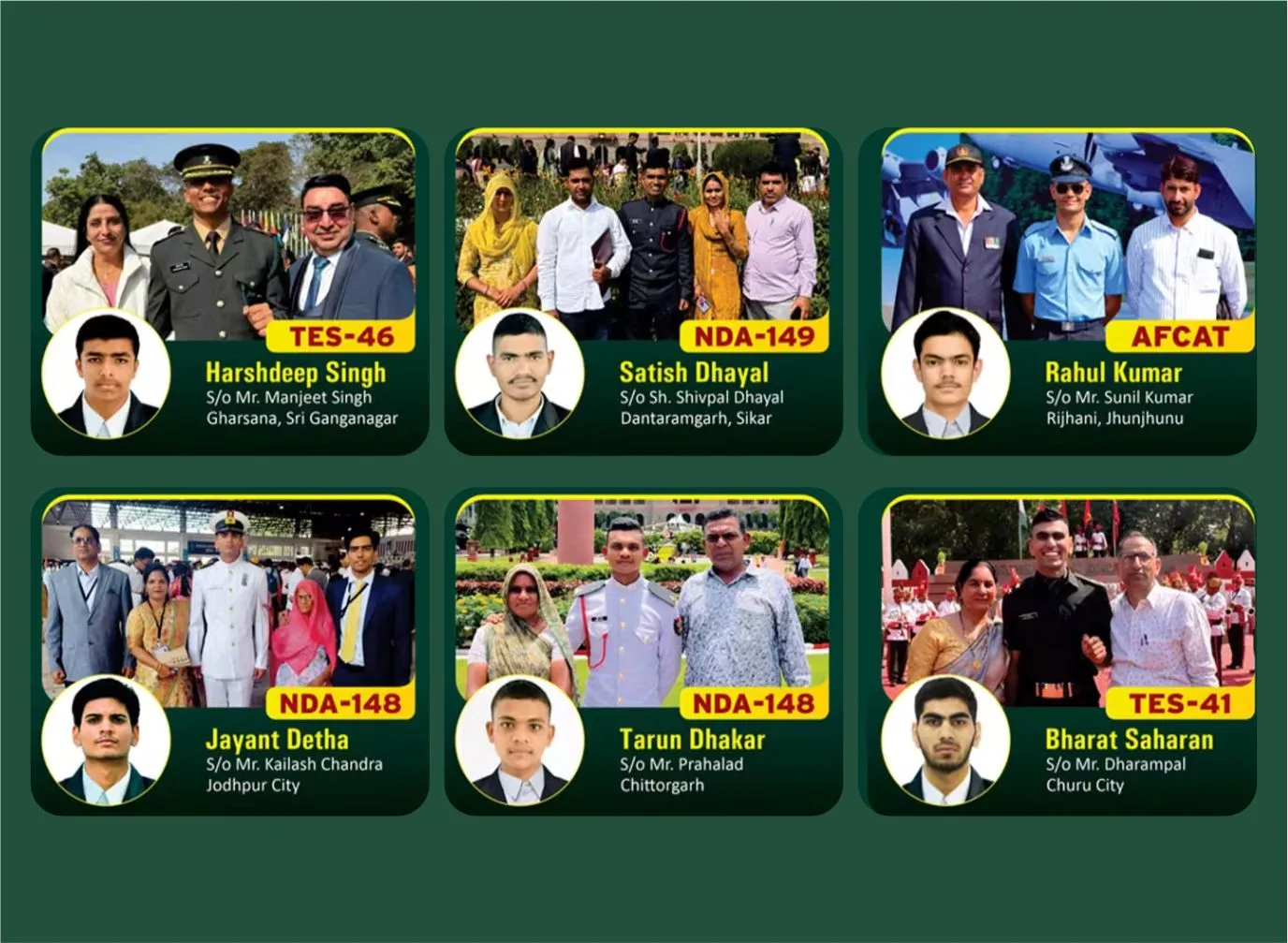 NDA selections